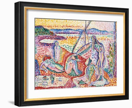 Luxe, Calme et Volupte - Luxury, Calm, and Vuluptuousness-Henri Matisse-Framed Giclee Print