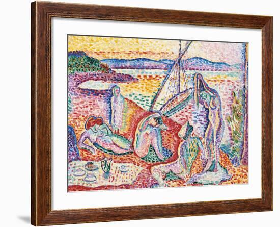 Luxe, Calme et Volupte - Luxury, Calm, and Vuluptuousness-Henri Matisse-Framed Giclee Print