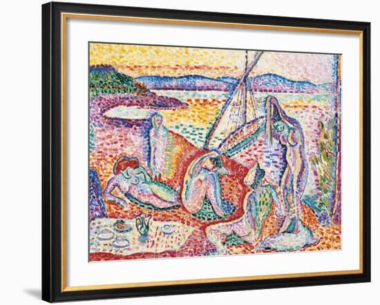 Luxe, Calme et Volupte - Luxury, Calm, and Vuluptuousness-Henri Matisse-Framed Giclee Print