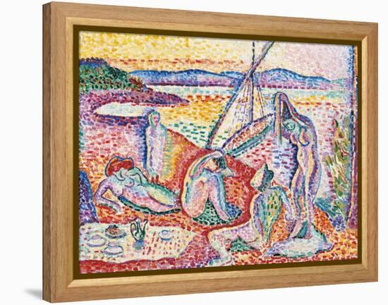 Luxe, Calme et Volupte - Luxury, Calm, and Vuluptuousness-Henri Matisse-Framed Premier Image Canvas