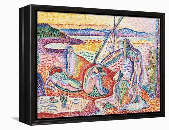 Luxe, Calme et Volupte - Luxury, Calm, and Vuluptuousness-Henri Matisse-Framed Premier Image Canvas