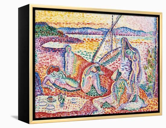 Luxe, Calme et Volupte - Luxury, Calm, and Vuluptuousness-Henri Matisse-Framed Premier Image Canvas