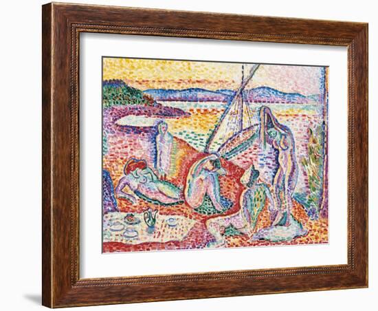 Luxe, Calme et Volupte - Luxury, Calm, and Vuluptuousness-Henri Matisse-Framed Giclee Print