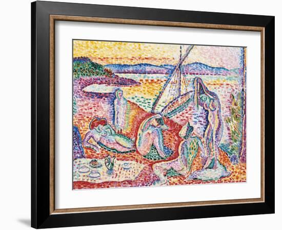 Luxe, Calme et Volupte - Luxury, Calm, and Vuluptuousness-Henri Matisse-Framed Giclee Print