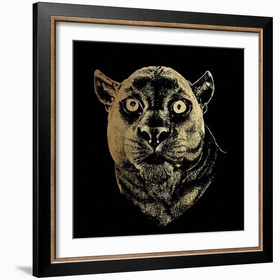 Luxe Panther-Lottie Fontaine-Framed Giclee Print