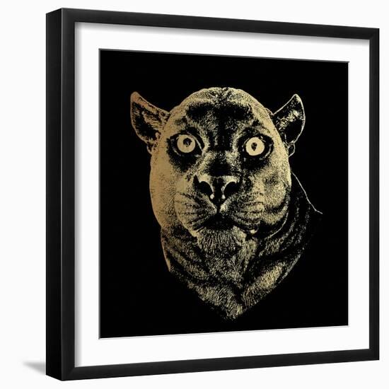 Luxe Panther-Lottie Fontaine-Framed Giclee Print