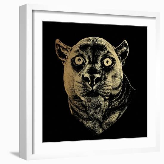 Luxe Panther-Lottie Fontaine-Framed Giclee Print