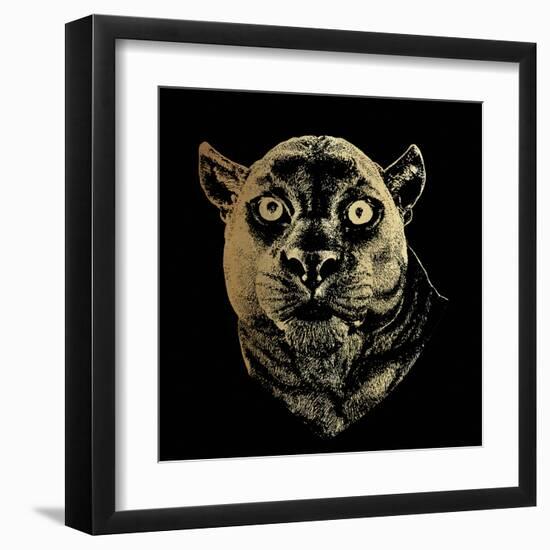 Luxe Panther-Lottie Fontaine-Framed Giclee Print