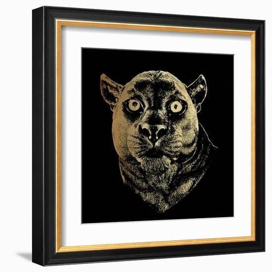 Luxe Panther-Lottie Fontaine-Framed Giclee Print