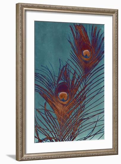 Luxe Plumes II-Jason Johnson-Framed Art Print