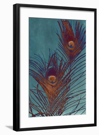 Luxe Plumes II-Jason Johnson-Framed Art Print