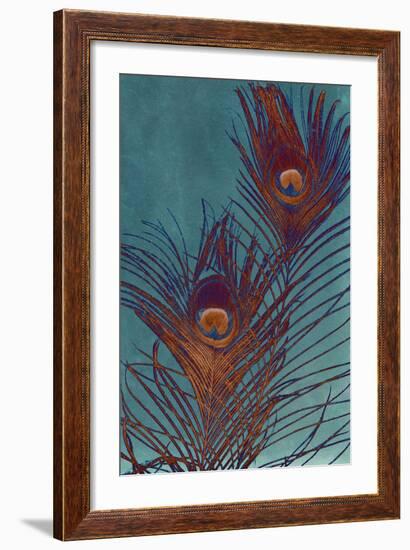 Luxe Plumes II-Jason Johnson-Framed Art Print