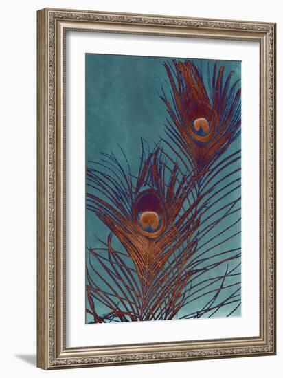 Luxe Plumes II-Jason Johnson-Framed Art Print