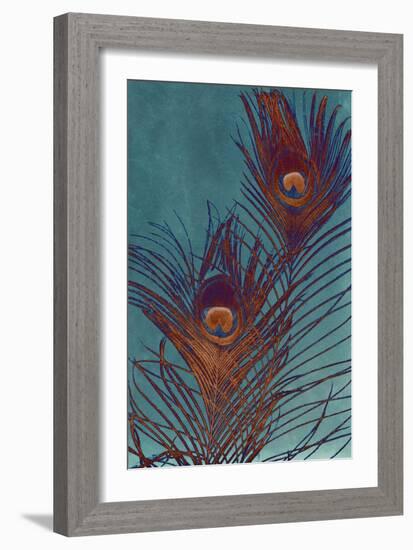 Luxe Plumes II-Jason Johnson-Framed Art Print