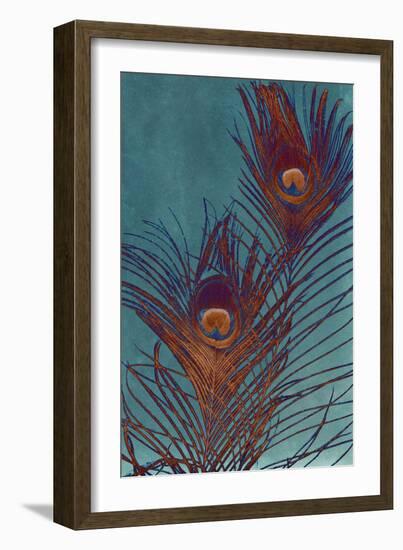 Luxe Plumes II-Jason Johnson-Framed Art Print