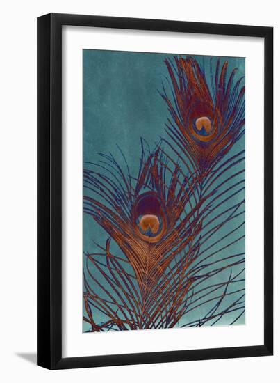 Luxe Plumes II-Jason Johnson-Framed Art Print