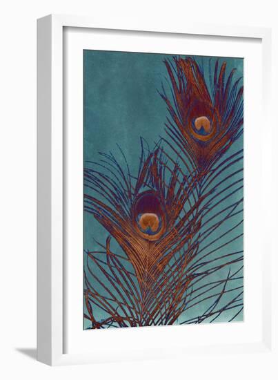 Luxe Plumes II-Jason Johnson-Framed Art Print