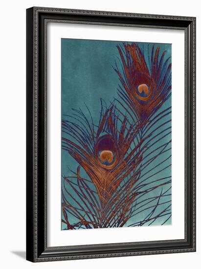 Luxe Plumes II-Jason Johnson-Framed Art Print