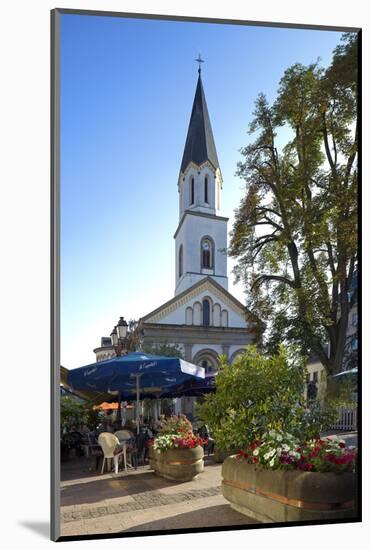 Luxembourg, Ettelbruck, Centre, Bar, Church-Chris Seba-Mounted Photographic Print