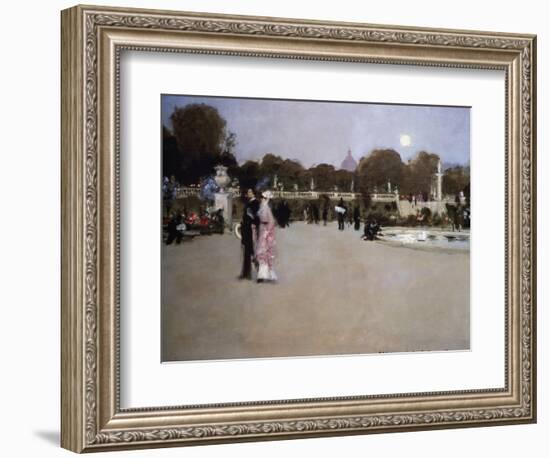 Luxembourg Gardens at Twilight-John Singer Sargent-Framed Giclee Print