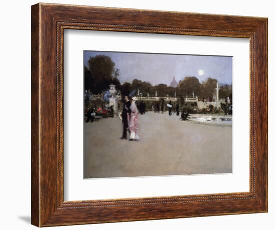 Luxembourg Gardens at Twilight-John Singer Sargent-Framed Giclee Print