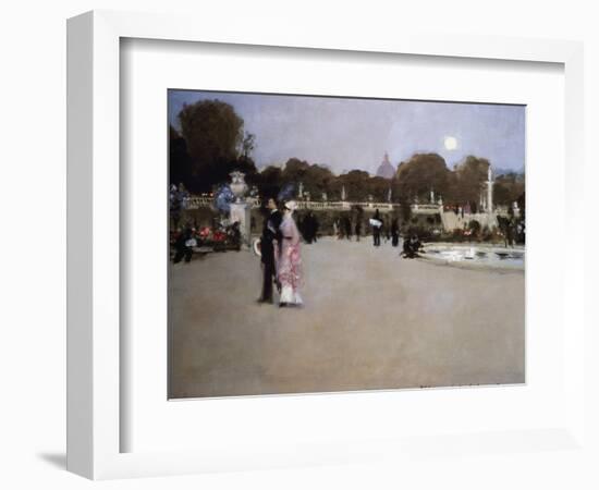 Luxembourg Gardens at Twilight-John Singer Sargent-Framed Giclee Print