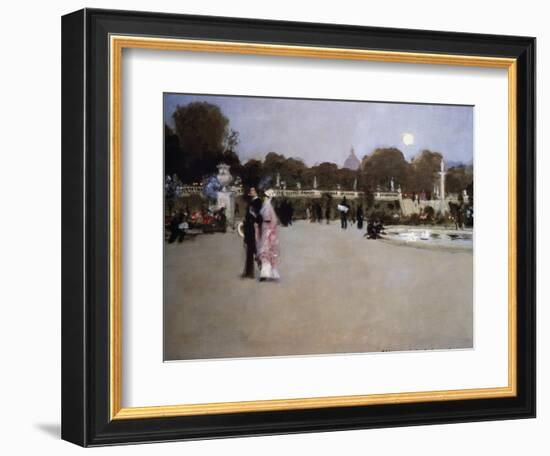 Luxembourg Gardens at Twilight-John Singer Sargent-Framed Giclee Print