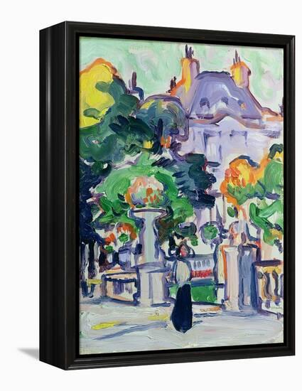 Luxembourg Gardens, c.1910-Samuel John Peploe-Framed Premier Image Canvas