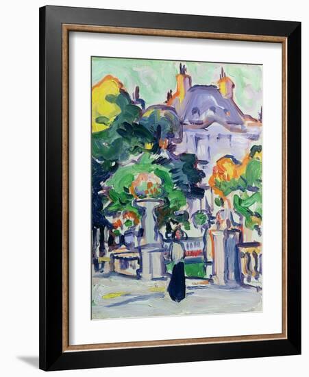 Luxembourg Gardens, c.1910-Samuel John Peploe-Framed Giclee Print