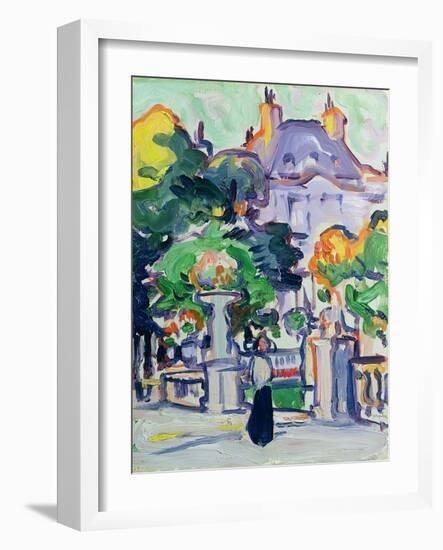 Luxembourg Gardens, c.1910-Samuel John Peploe-Framed Giclee Print