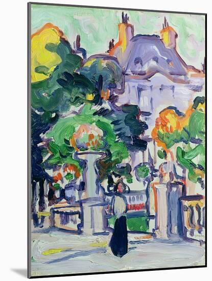 Luxembourg Gardens, c.1910-Samuel John Peploe-Mounted Giclee Print