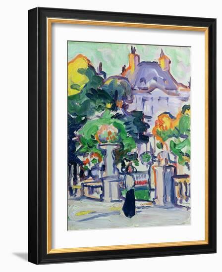 Luxembourg Gardens, c.1910-Samuel John Peploe-Framed Giclee Print