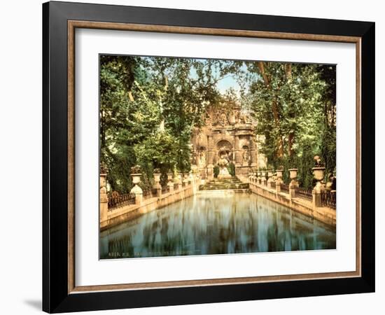 Luxembourg Gardens, Medici Fountains-Science Source-Framed Giclee Print