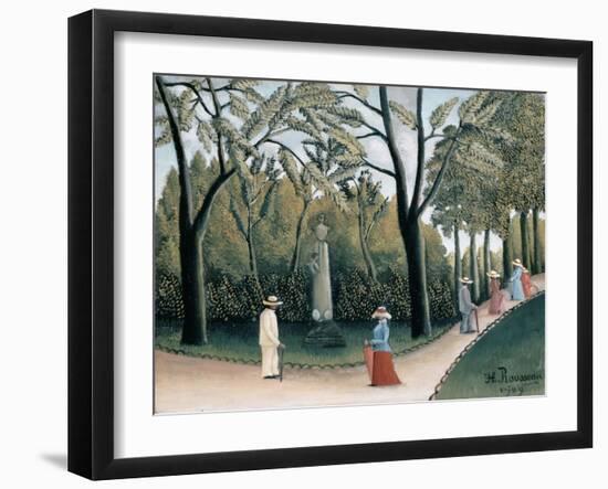 Luxembourg Gardens, Monument to Chopin-Henri Rousseau-Framed Giclee Print