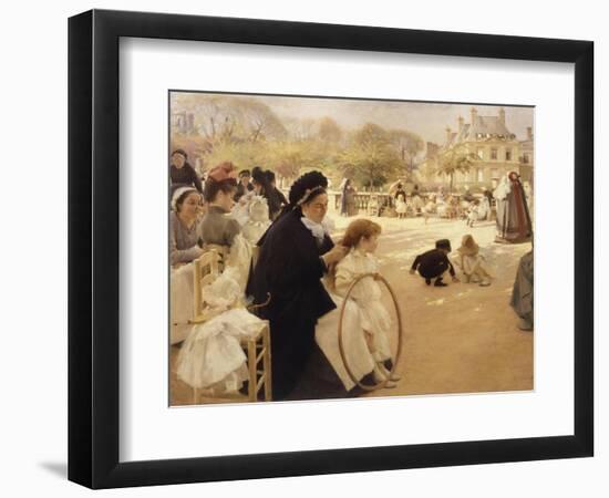 Luxembourg Gardens, Paris-Albert Edelfelt-Framed Giclee Print