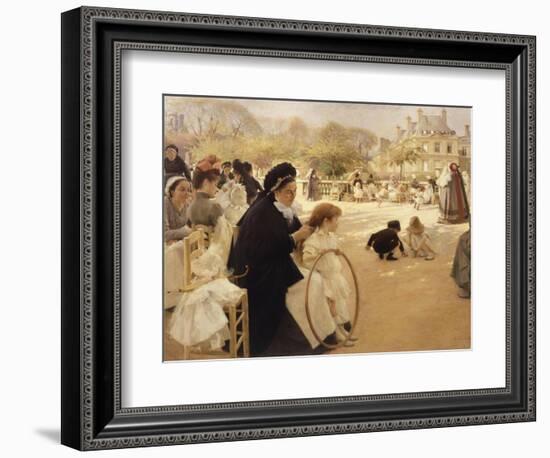 Luxembourg Gardens, Paris-Albert Edelfelt-Framed Giclee Print