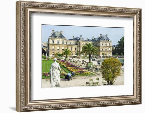 Luxembourg Palace and Gardens, Paris, France, Europe-G & M Therin-Weise-Framed Photographic Print