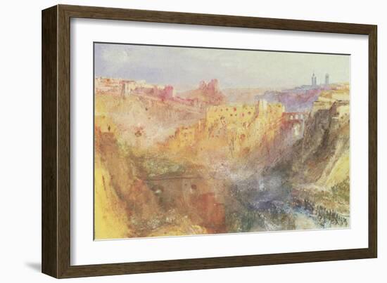 Luxembourg (W/C on Paper)-Joseph Mallord William Turner-Framed Giclee Print