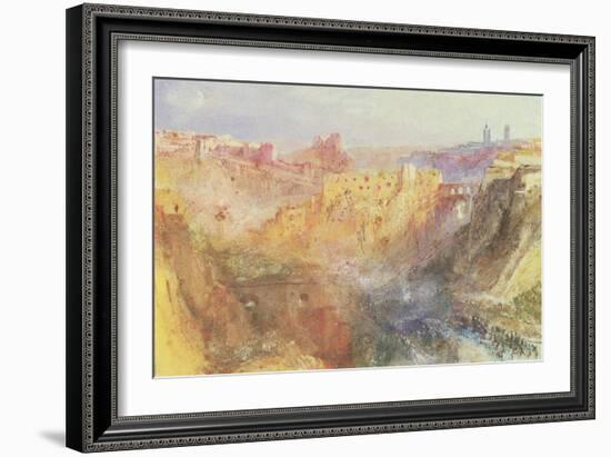 Luxembourg (W/C on Paper)-Joseph Mallord William Turner-Framed Giclee Print
