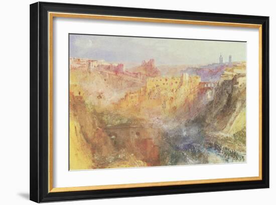 Luxembourg (W/C on Paper)-Joseph Mallord William Turner-Framed Giclee Print