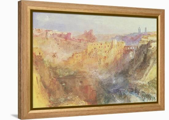 Luxembourg (W/C on Paper)-Joseph Mallord William Turner-Framed Premier Image Canvas