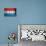 Luxemburg Flag-budastock-Art Print displayed on a wall