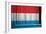 Luxemburg Flag-budastock-Framed Art Print