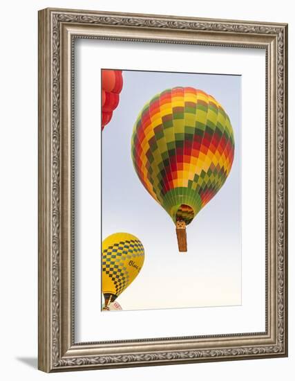 Luxor, Egypt. Hot air balloons taking tourist for a ride.-Emily Wilson-Framed Photographic Print