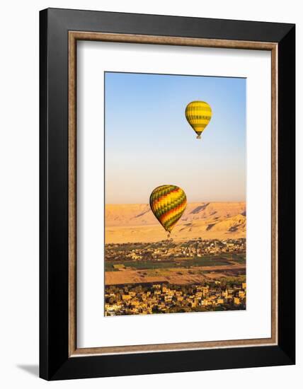 Luxor, Egypt. Hot air balloons taking tourist for a ride.-Emily Wilson-Framed Photographic Print