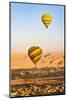 Luxor, Egypt. Hot air balloons taking tourist for a ride.-Emily Wilson-Mounted Photographic Print