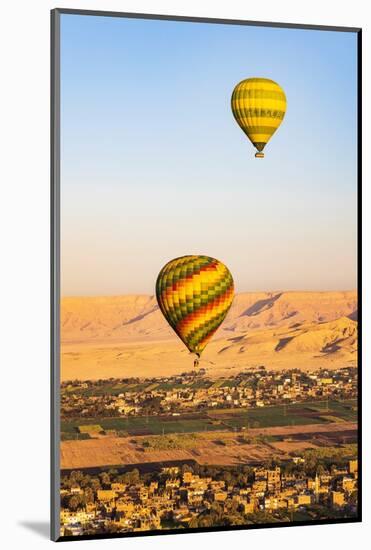 Luxor, Egypt. Hot air balloons taking tourist for a ride.-Emily Wilson-Mounted Photographic Print