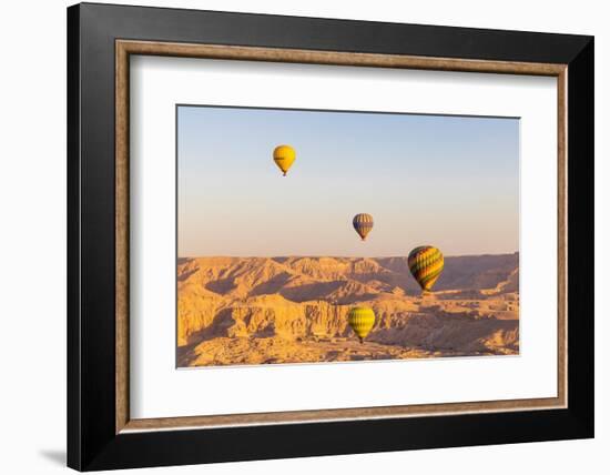 Luxor, Egypt. Hot air balloons taking tourist for a ride.-Emily Wilson-Framed Photographic Print