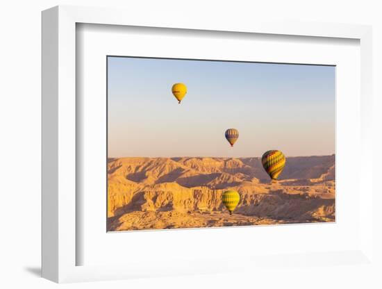 Luxor, Egypt. Hot air balloons taking tourist for a ride.-Emily Wilson-Framed Photographic Print