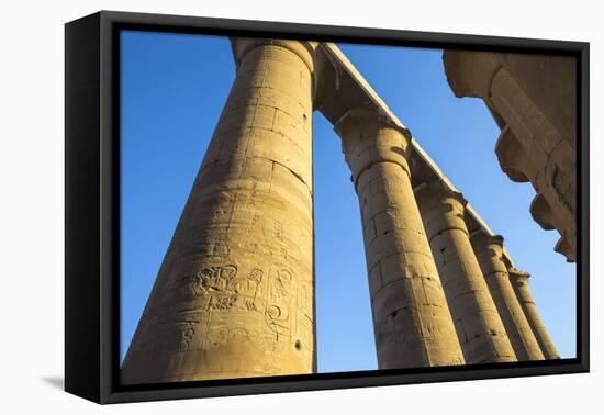 Luxor Temple, UNESCO World Heritage Site, Luxor, Egypt, North Africa, Africa-Jane Sweeney-Framed Premier Image Canvas